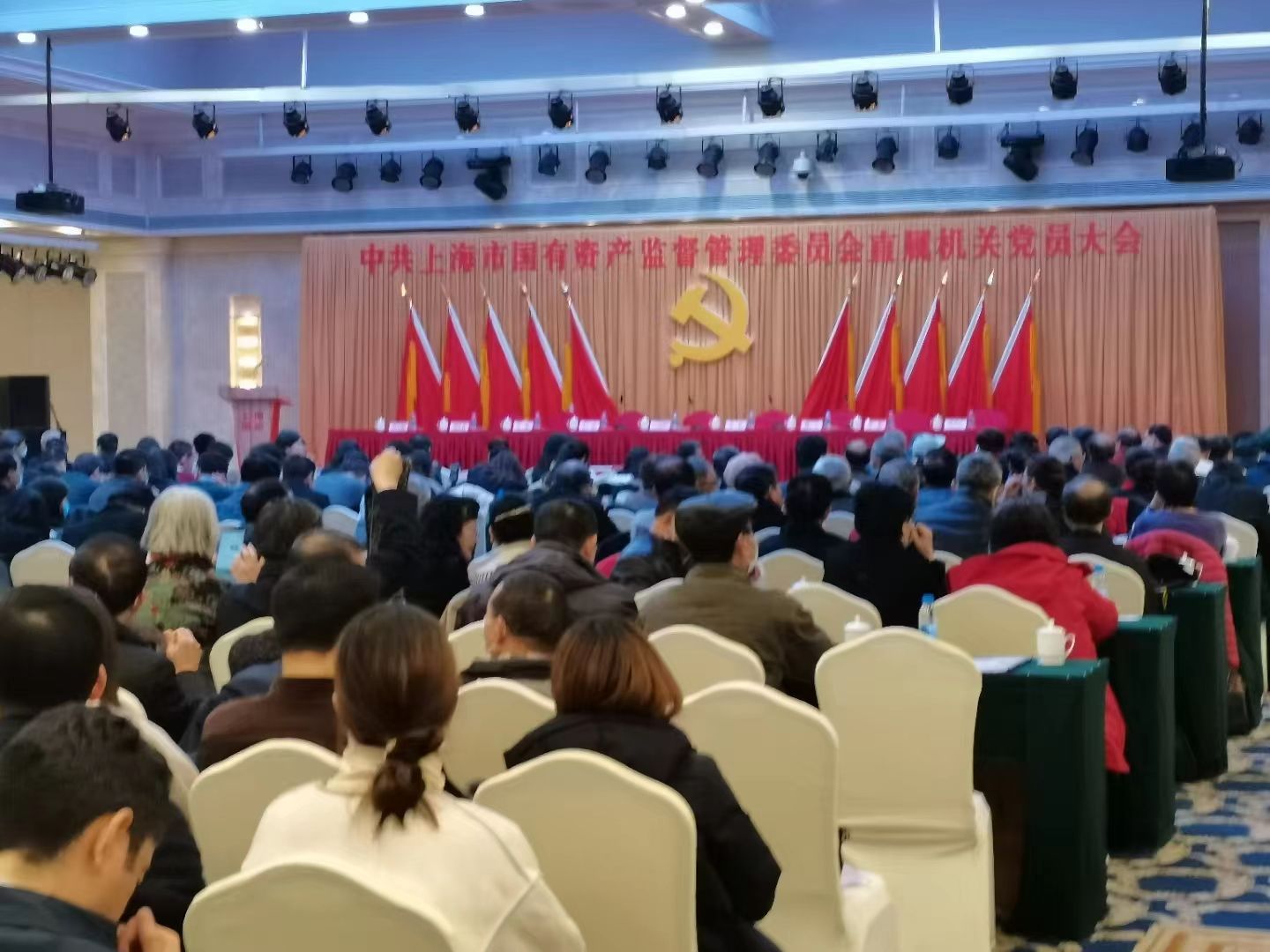 投票布置现场